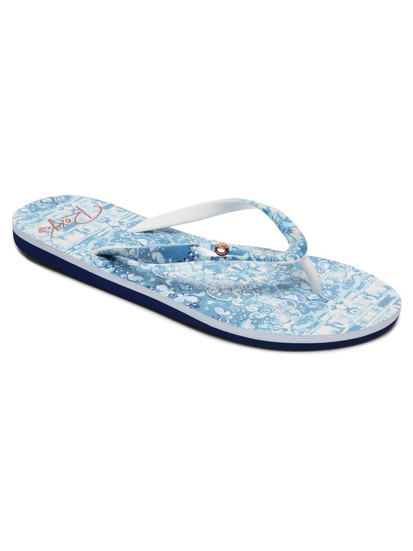 roxy, Portofino - Slippers, BLUE HAZE (bhz) 0 Portofino - Slippers Blue ARJL100668 Roxy