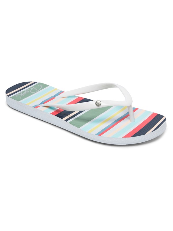 roxy, Portofino - Flip-Flops for Women, WHITE/MULTI (hmt) 0 Portofino - Flip-Flops for Women White ARJL100668 Roxy