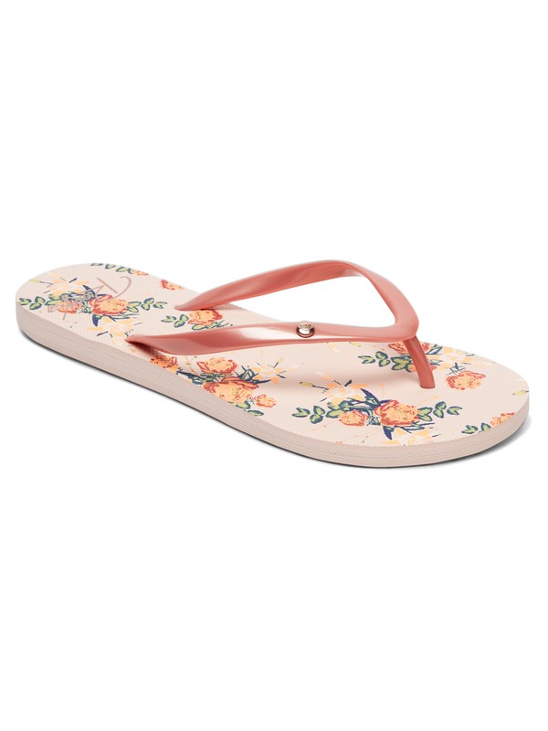 roxy, Portofino - Tongs pour Femme, ROSE GOLD (rsg) 0 Portofino - Tongs pour Femme Orange ARJL100668 Roxy