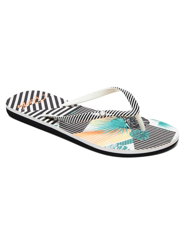 roxy, Portofino - Tongs pour Femme, TEAL (tel) 0 Portofino - Tongs pour Femme Vert ARJL100668 Roxy