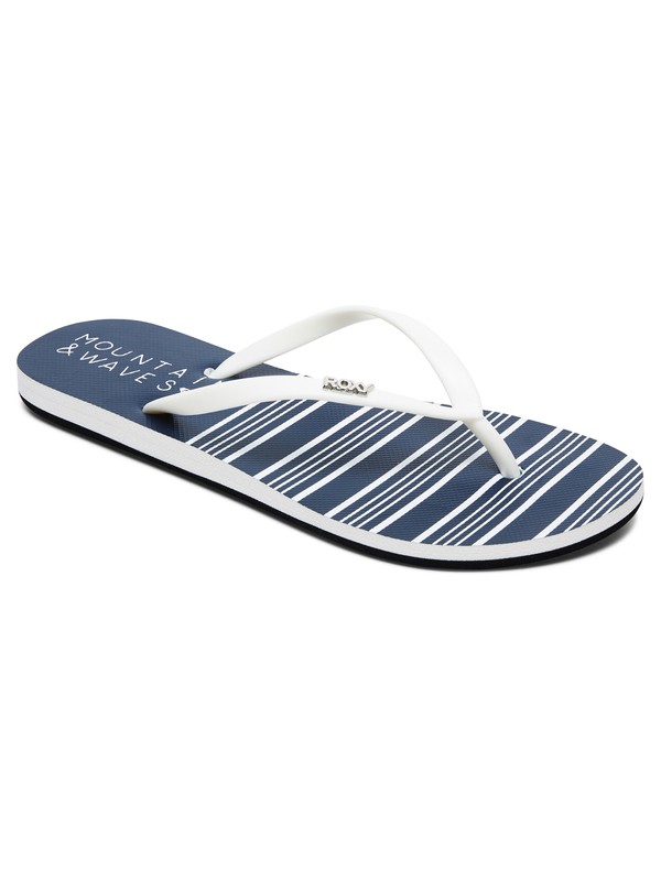 roxy, Viva Stamp Flip-Flops, NAVY (na4) 0 Viva Stamp Flip-Flops Black ARJL100683 Roxy