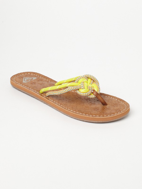 roxy, Trapeze Sandals, NEON YELLOW (ney) 0 Trapeze Sandals ARJL200054 Roxy