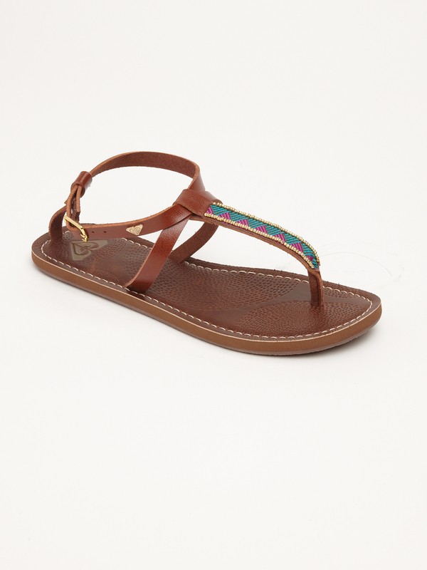 roxy, Amalfi Sandals, LIGHT BROWN (lbr) 0 Amalfi Sandals ARJL200121 Roxy