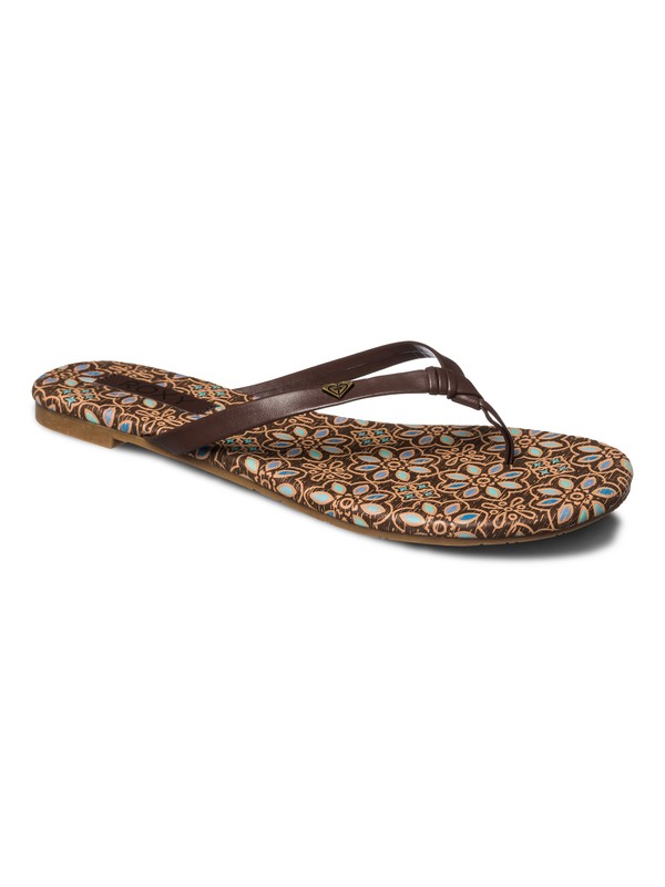 roxy, Silvia Sandals, CHOCOLATE (chl) 0 Silvia Sandals ARJL200301 Roxy