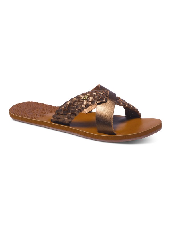 roxy, Sol Sandals, GOLD (gld) 0 Sol Sandals ARJL200394 Roxy