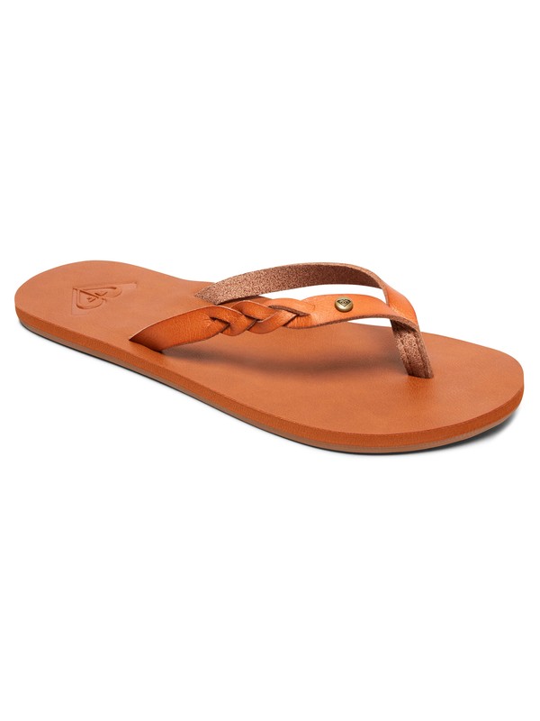 roxy, Liza Flip-Flops, TAN/BROWN (tb2) 0 Liza Flip-Flops Beige ARJL200667 Roxy
