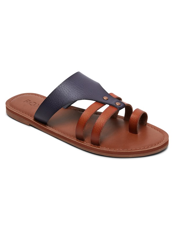 roxy, Pauline Sandals, NAVY (nvy) 0 Pauline Sandals Blue ARJL200685 Roxy