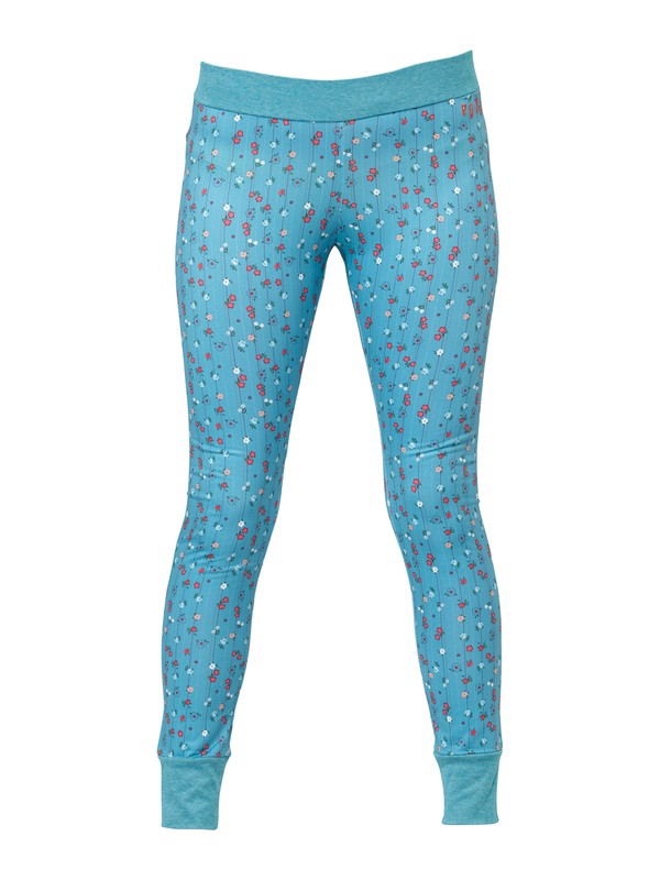 roxy, Plain Jane Base Layer Bottoms, CARIBBEAN FLOWER PINSTRIPE (bnz9) 0 Plain Jane Base Layer Bottoms ARJLW00002 Roxy