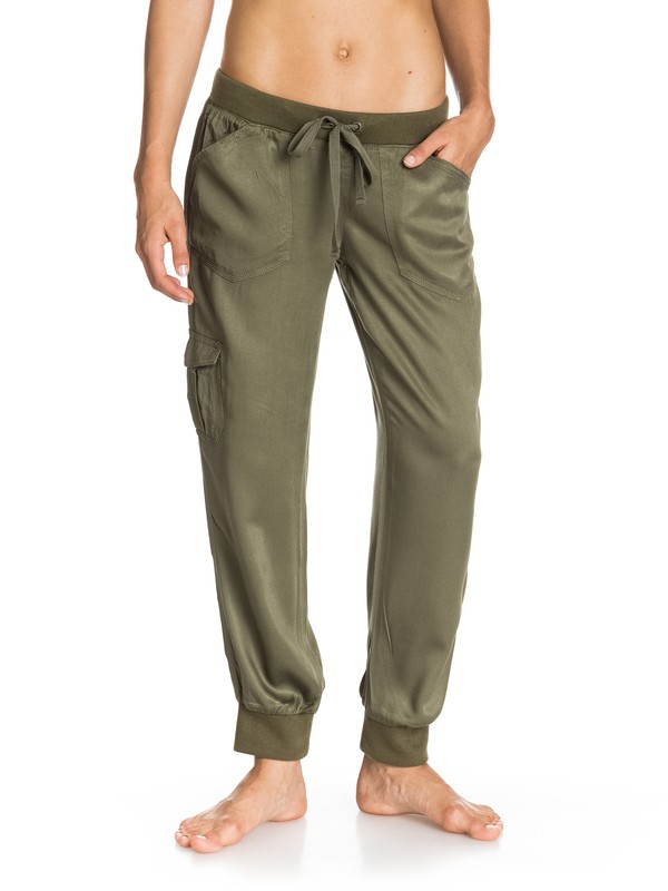 roxy, Cargo Pant, RECRUIT OLIVE (gpz0) 0 Cargo Pant ARJNP03023 Roxy