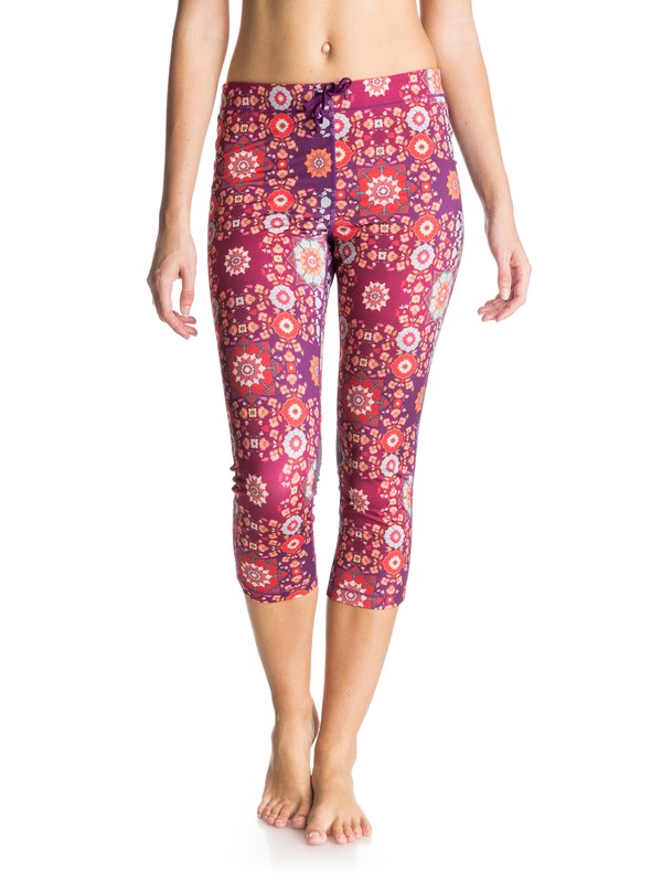 roxy, Relay - Capri Pants, PSYCHEDELIC DREAM COMBO TOMATO (mmn6) 0 Relay - Capri Pants ARJNP03026 Roxy