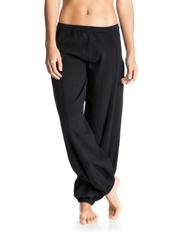 roxy, Side Winder Pants, TRUE BLACK (kvj0) 0 Side Winder Pants ARJNP03032 Roxy