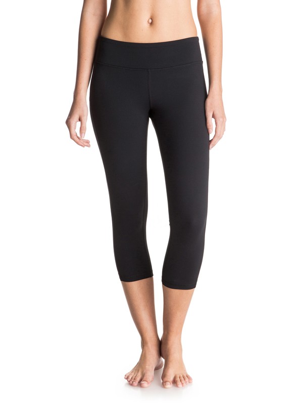 roxy, Breathless - Capri Pants, TRUE BLACK (kvj0) 0 Breathless - Capri Pants ARJNP03054 Roxy