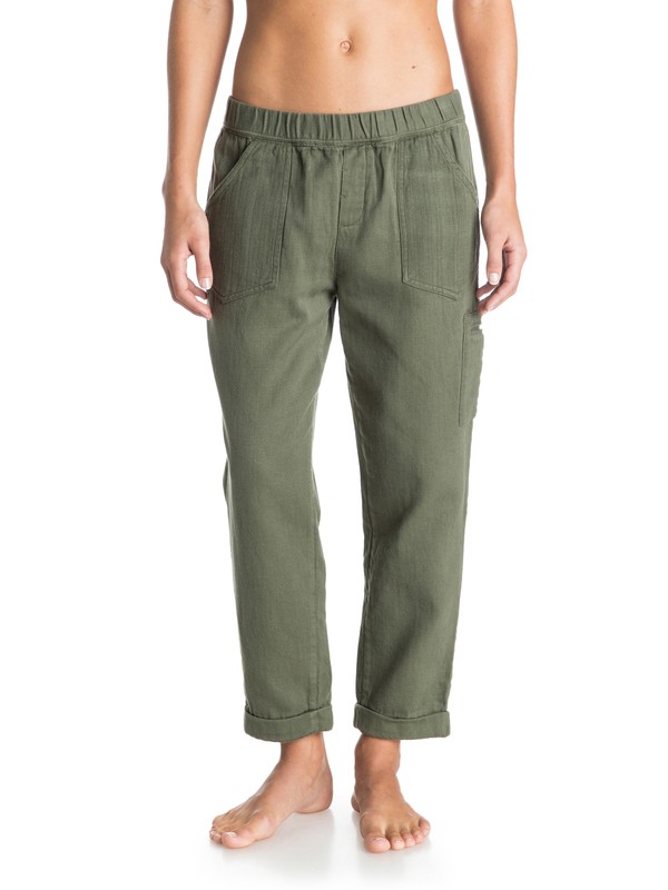 roxy, Idlewild Harem Pants, DUSTY OLIVE (gpb0) 0 Idlewild Harem Pants ARJNP03061 Roxy