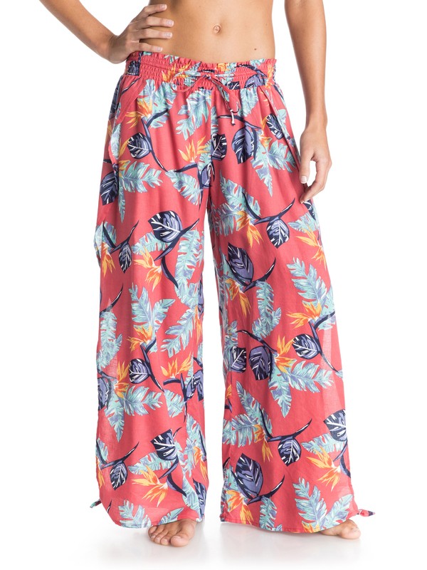 Easy Breezy - Printed Woven Pants ARJNP03063 0 Easy Breezy - Printed Split-Side beach pants ARJNP03063 Roxy
