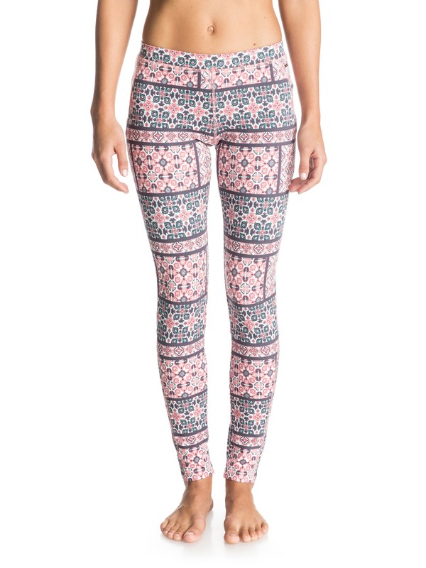 roxy, Oh Snap Leggings, GRAYSTONE MYSTIC MOSAIC (krb6) 0 Oh Snap Leggings ARJNP03096 Roxy