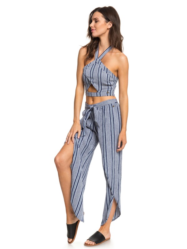 roxy, Jessa Pant, DEEP COBALT CHEROKEE STRIPE (bre3) 0 Jessa Pant Blue ARJNP03114 Roxy