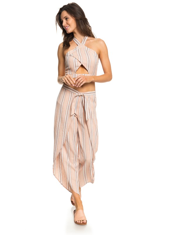 roxy, Jessa Pant, TANDOORI SPICE CHEROKEE STRIPE (npq3) 0 Jessa Pant Orange ARJNP03114 Roxy