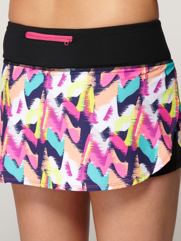 roxy, Gear Up Running Skirt, MULTI MOTION PRINT (pss6) 0 Gear Up Running Skirt ARJNS00023 Roxy