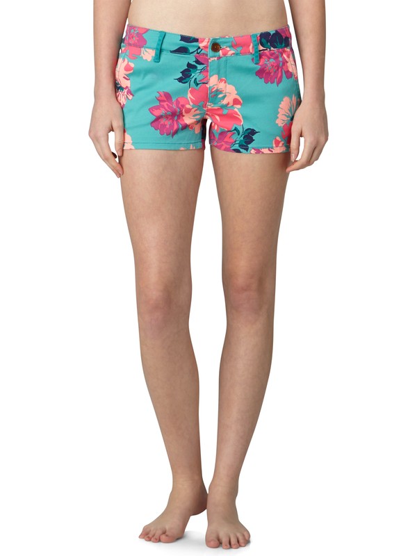 roxy, To The Top Shorts, BALTIC BLUE FLORAL PRINT (blk6) 0 To The Top Shorts ARJNS00032 Roxy