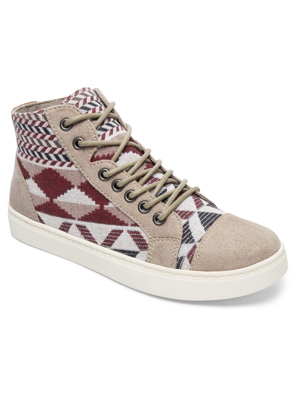 roxy, Dayton Mid-Top Shoes, GREY (gry) 0 Dayton Mid-Top Shoes Grey ARJS100017 Roxy