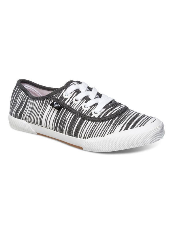 roxy, Santa Cruz Lace-up Shoes, BLACK/WHITE (bkw) 0 Santa Cruz Lace-up Shoes ARJS300156 Roxy
