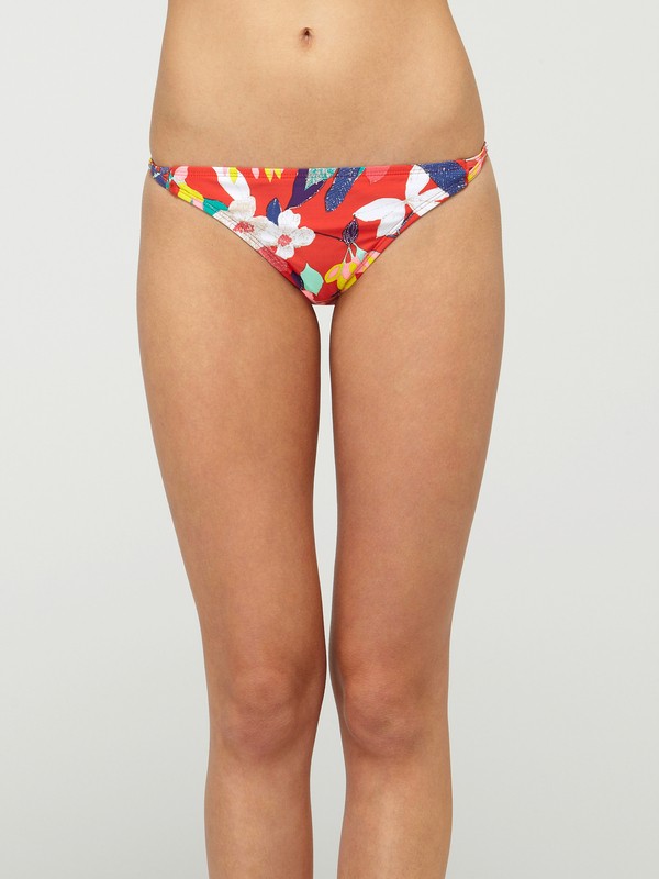 roxy, Tropic Paradise Binded Surfer Bikini Bottoms, FLM TOPIC PARADISE (flm) 0 Tropic Paradise Binded Surfer Bikini Bottoms ARJS400000 Roxy