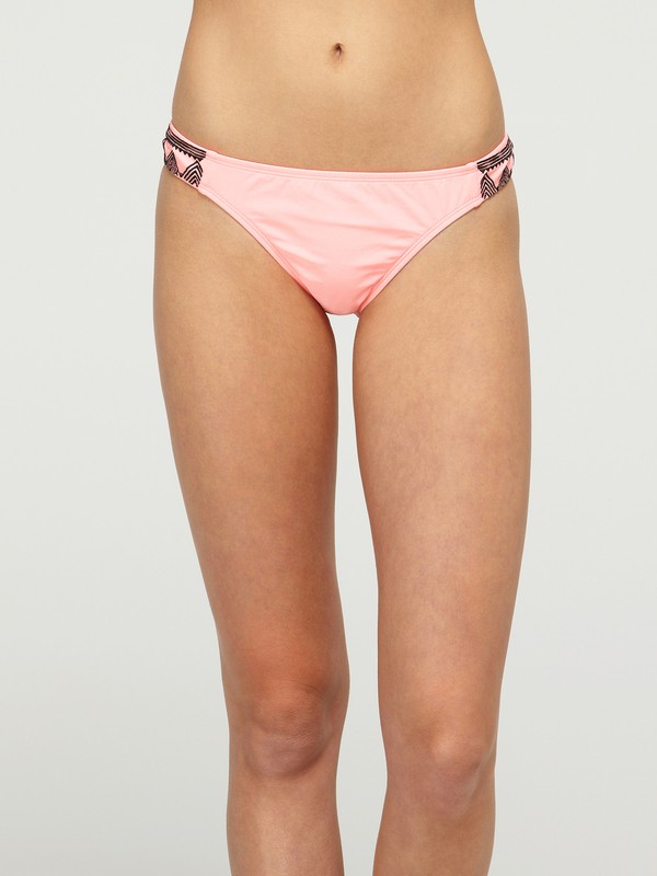 roxy, Radiate Love Scooter Bikini Bottom, NEON CORAL (flo) 0 Radiate Love Scooter Bikini Bottom ARJS400004 Roxy