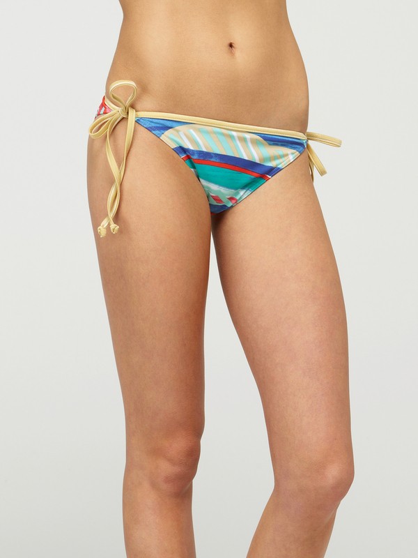 roxy, Golden Maze Brazilian String Bikini Bottoms, MRN GOLDEN MAZE (mrn) 0 Golden Maze Brazilian String Bikini Bottoms ARJS400010 Roxy