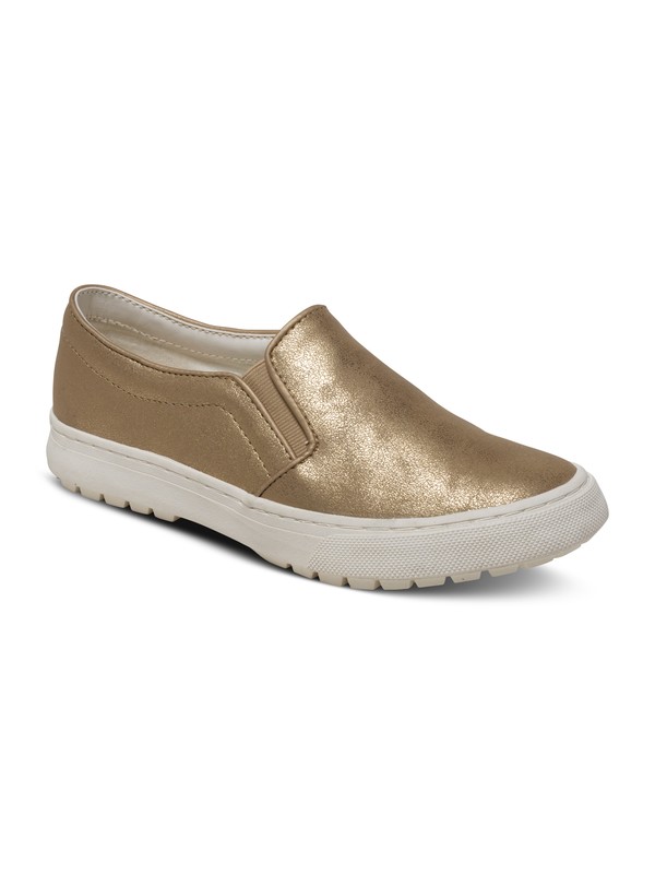roxy, Juno Slip-On Shoes, GOLD (gld) 0 Juno Slip-On Shoes ARJS400100 Roxy