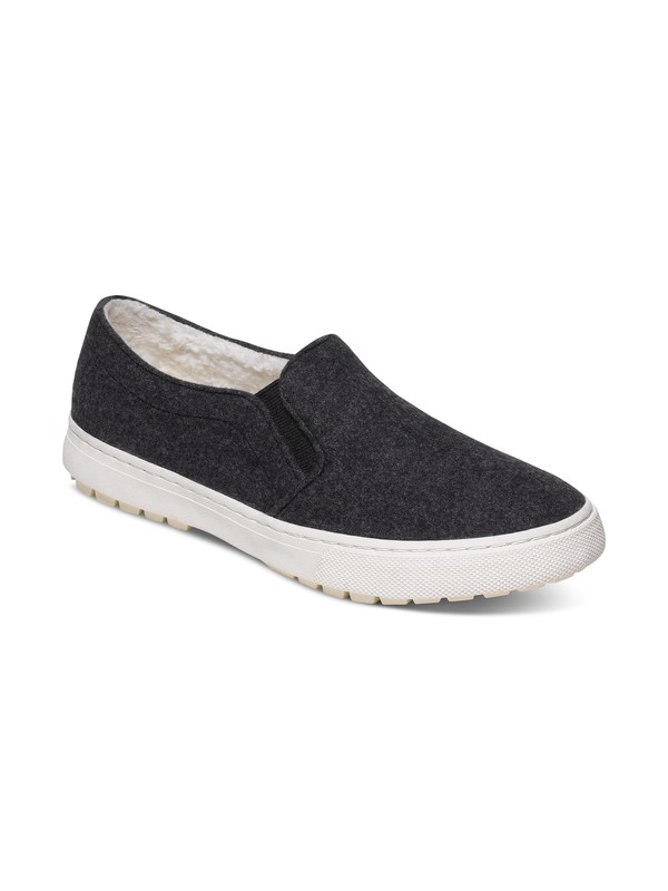 roxy, Juno Fur Slip-On Shoes, GREY (gry) 0 Juno Fur Slip-On Shoes ARJS400103 Roxy