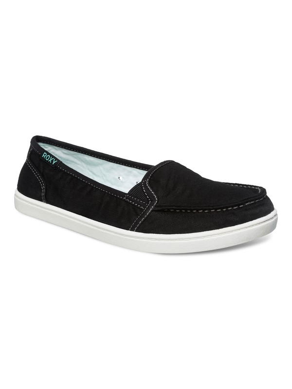 roxy, Lido Slip-On Shoes, BLACK/AQUA (ba2) 0 Lido Slip-On Shoes ARJS600288 Roxy