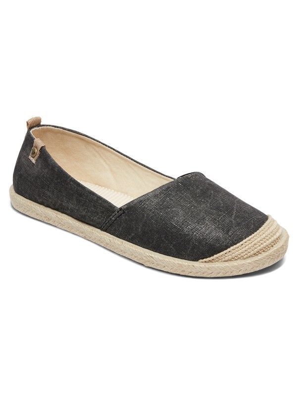 roxy, Flora - Baskets pour Femme, BLACK 3 (bk3) 0 Flora - Baskets pour Femme Noir ARJS600412 Roxy