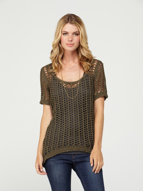 roxy, Just in Time Top, GRAPE LEAF KNIT SWEATER (cre6) 0 Just in Time Top ARJSW00059 Roxy