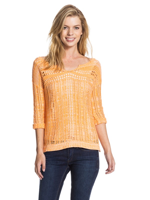 roxy, Surf Rhythm Sweater, NEON SHERBERT (nhp0) 0 Surf Rhythm Sweater ARJSW00125 Roxy