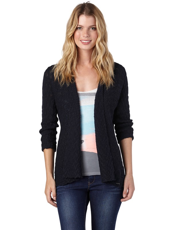 roxy, Sandy Wave Sweater, TRUE BLACK (kvj0) 0 Sandy Wave Sweater ARJSW00130 Roxy