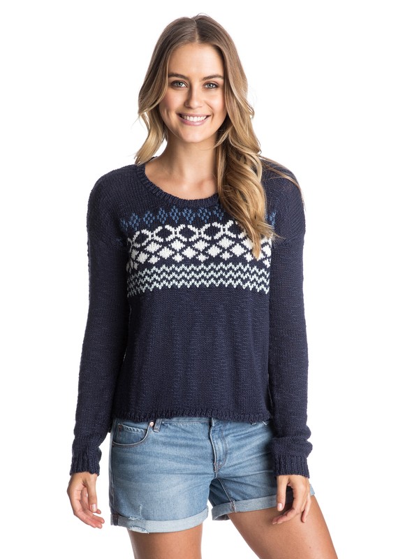 roxy, Cape Cod Sweater, BENGAL PLACEMENT PEACOAT STRIP (btn3) 0 Cape Cod Sweater ARJSW03031 Roxy