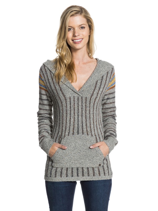roxy, Mellie Sweater, CHARCOAL HEATHER (kpgh) 0 Mellie Sweater ARJSW03042 Roxy