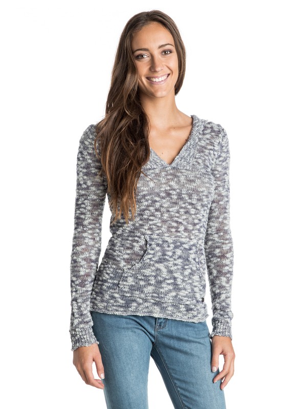 roxy, Warm Heart Sweater, HERITAGE HEATHER/ASTRAL AURA (xssp) 0 Warm Heart Sweater ARJSW03112 Roxy