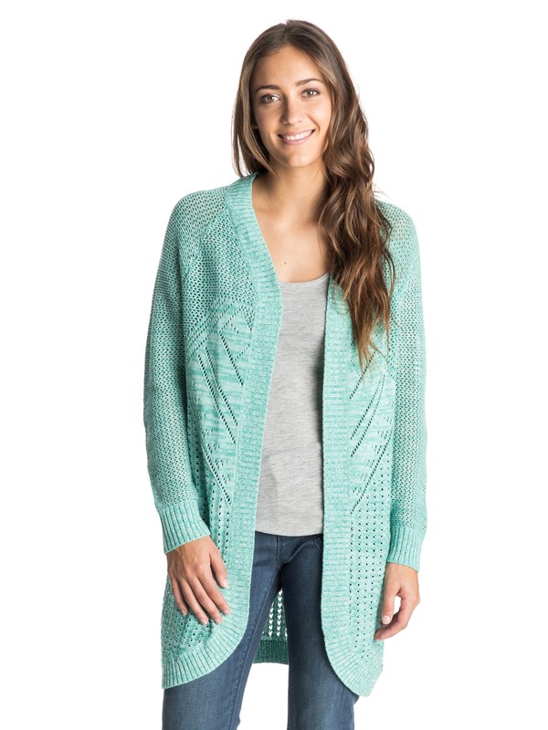 roxy, Ocean Of Love Sweater, AGATE GREEN (gjy0) 0 Ocean Of Love Sweater ARJSW03132 Roxy