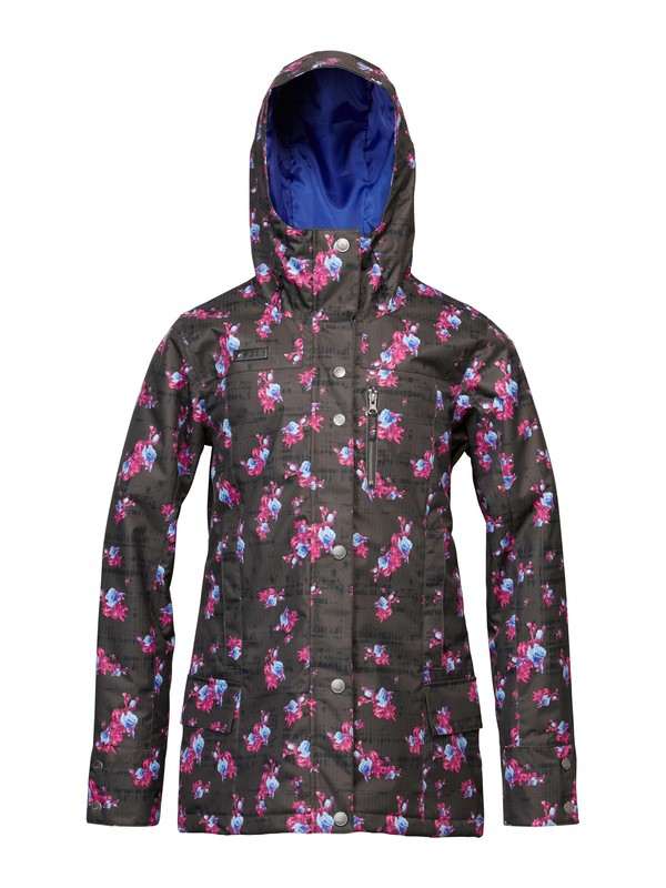 roxy, Andie Jacket, BLUE ROSES (kte6) 0 Andie Jacket ARJTJ00014 Roxy
