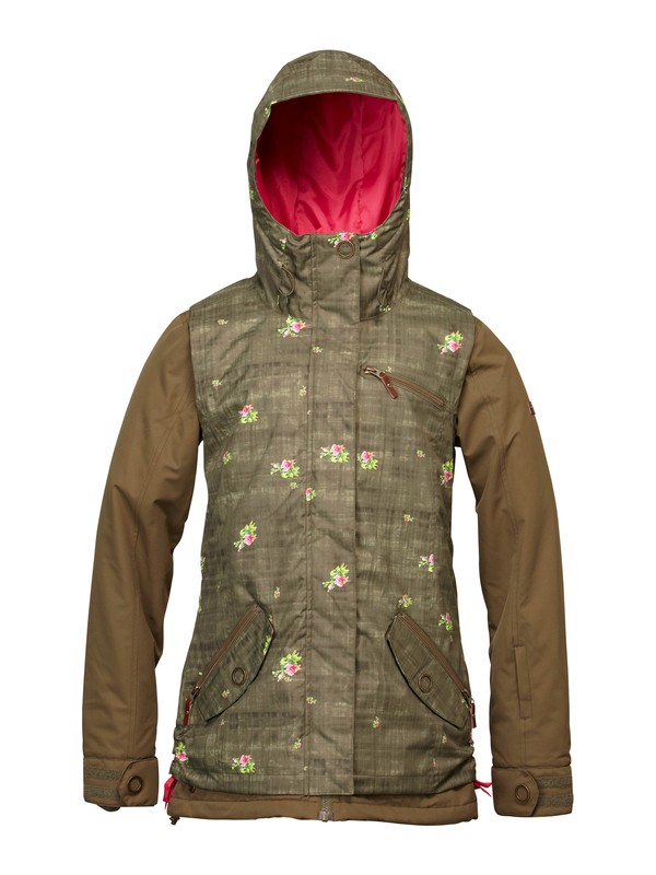 roxy, Rizzo Jacket, URBAN ROSES (crb7) 0 Rizzo Jacket ARJTJ00015 Roxy