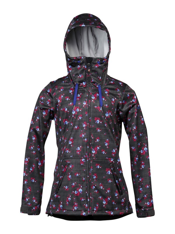 roxy, La Fonda Softshell, BLUE ROSES (kte6) 0 La Fonda Softshell ARJTJ00021 Roxy