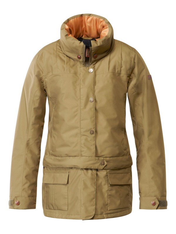 roxy, Delorean Jacket, BURNT OLIVE (gpz0) 0 Delorean Jacket ARJTJ00033 Roxy