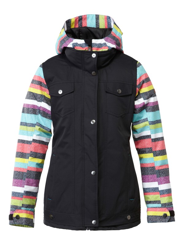 roxy, Rizzo Jacket, POOLSIDE STRIPES_ANTHRACITE (kte2) 0 Rizzo Jacket ARJTJ00040 Roxy