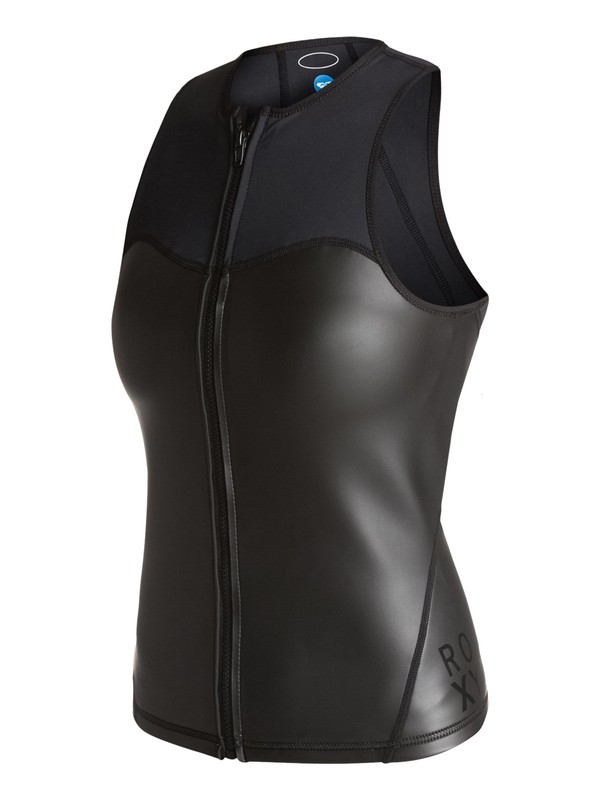 roxy, XY Hybrid Front Zip Vest, BLACK (kvd0) 0 XY Hybrid Front Zip Vest ARJW003001 Roxy