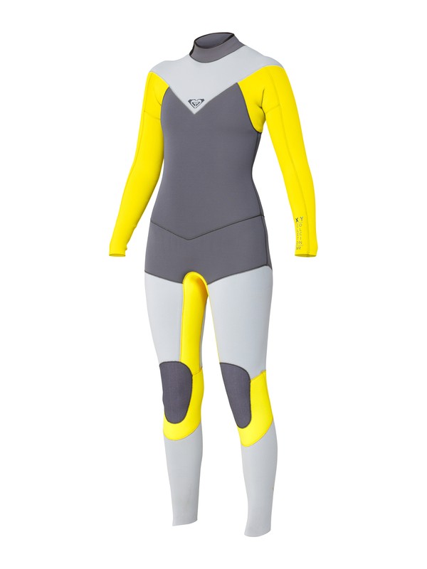 roxy, XY 3/2mm Back Zip Wetsuit, DEEP GREY / GRAPHITE / YELLOW (xksy) 0 XY 3/2mm Back Zip Wetsuit ARJW100035 Roxy