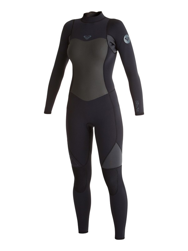 roxy, 3/2mm Syncro Flatlock Back Zip Fullsuit, BLACK (kvd0) 0 3/2mm Syncro Flatlock Back Zip Fullsuit ARJW103022 Roxy