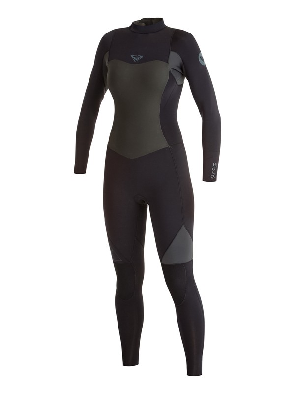 roxy, 3/2mm Syncro GBS Back Zip Fullsuit, BLACK (kvd0) 0 3/2mm Syncro GBS Back Zip Fullsuit ARJW103041 Roxy