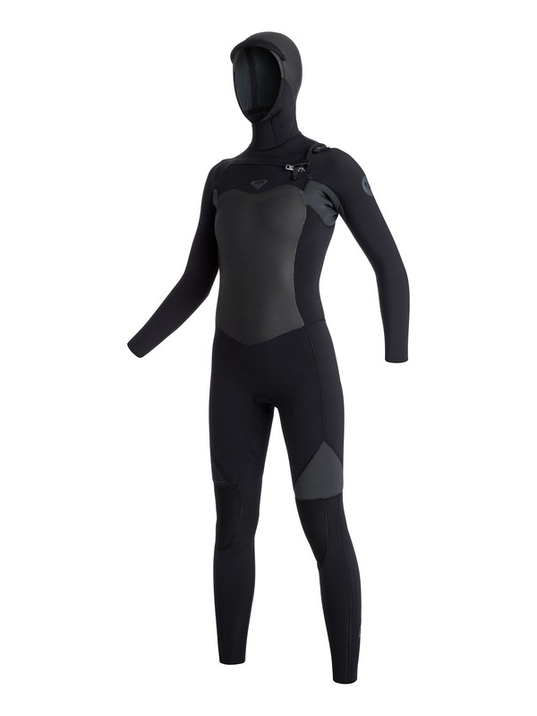 roxy, Syncro GBS 5/4/3mm - Traje de surf con cremallera en el pecho, BLACK (kvd0) 0 Syncro GBS 5/4/3mm - Traje de surf con cremallera en el pecho ARJW203003 Roxy