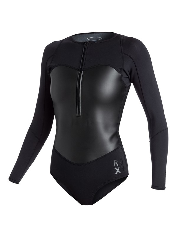 roxy, XY 1mm Bikini - Springsuit manches longues Back Zip, BLACK (kvd0) 0 XY 1mm Bikini - Springsuit manches longues Back Zip ARJW403005 Roxy